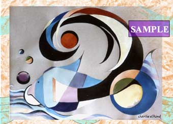 Abstract Fish Form