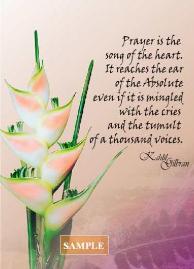 Prayer is the Song of the Heart